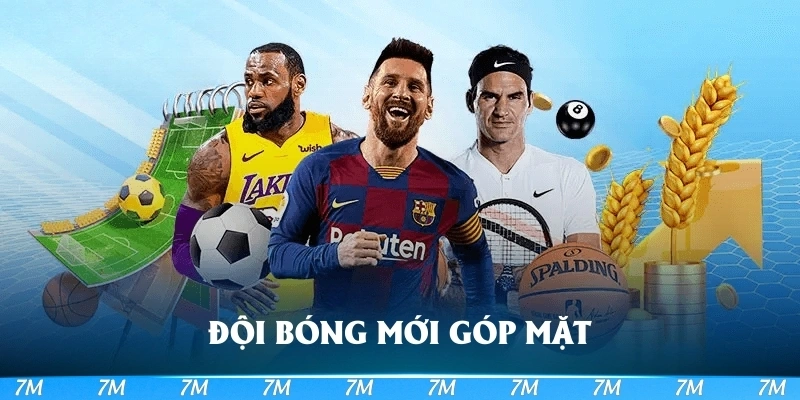 Nhiều đội bóng mới góp mặt trong giải đấu