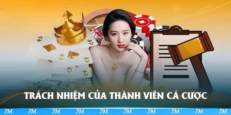 Một số trách nhiệm của thành viên cá cược khi tham gia tại sân chơi